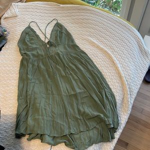 Free People Sundress with Lace Up Back